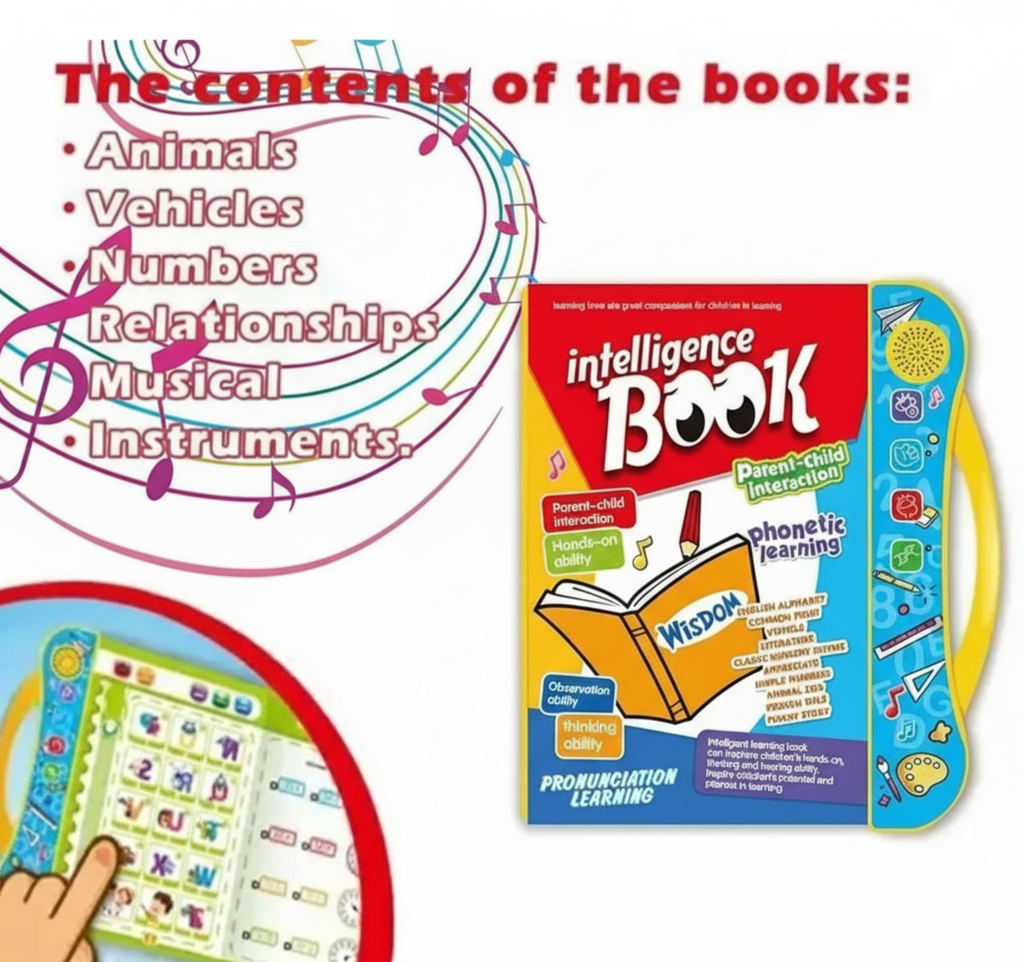 Intelligence Book for Kids – Interactive Learning with Sounds